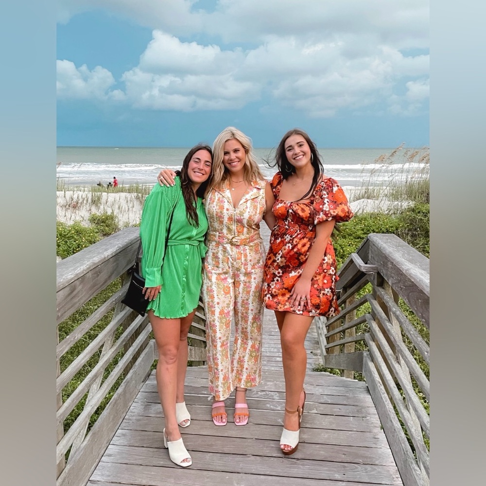 12th Tribe Green Ribbed Dress